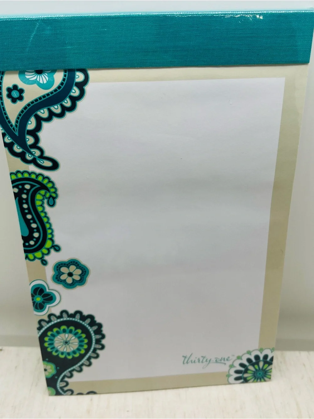 Thirty-One Fold It Up Organizer NEW Paisley Day Tablet Bible Holder Notepad